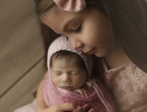 Adorable New Sister | Redlands Newborn Photographer