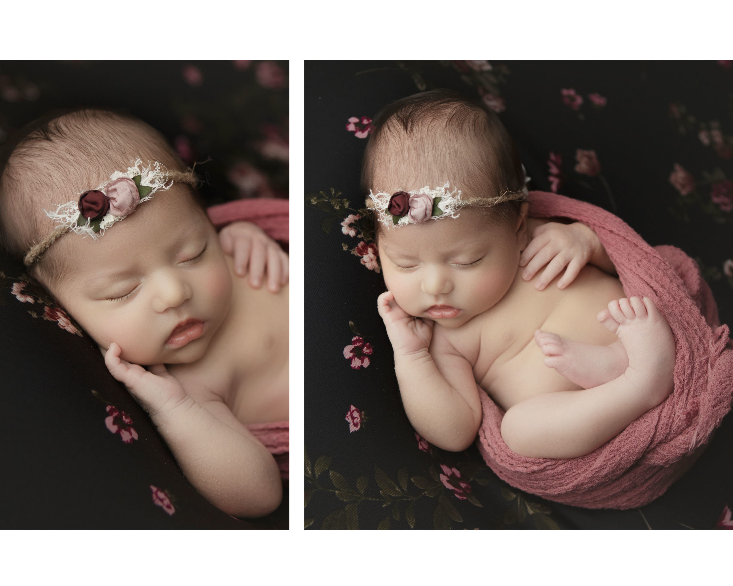 Give me all the Pretty Pinks | Redlands, California Newborn Photographer