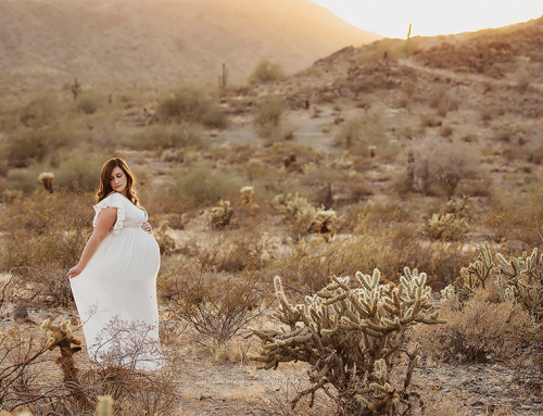 Summer Baby Coming Soon | Surprise, Arizona Maternity Photographer