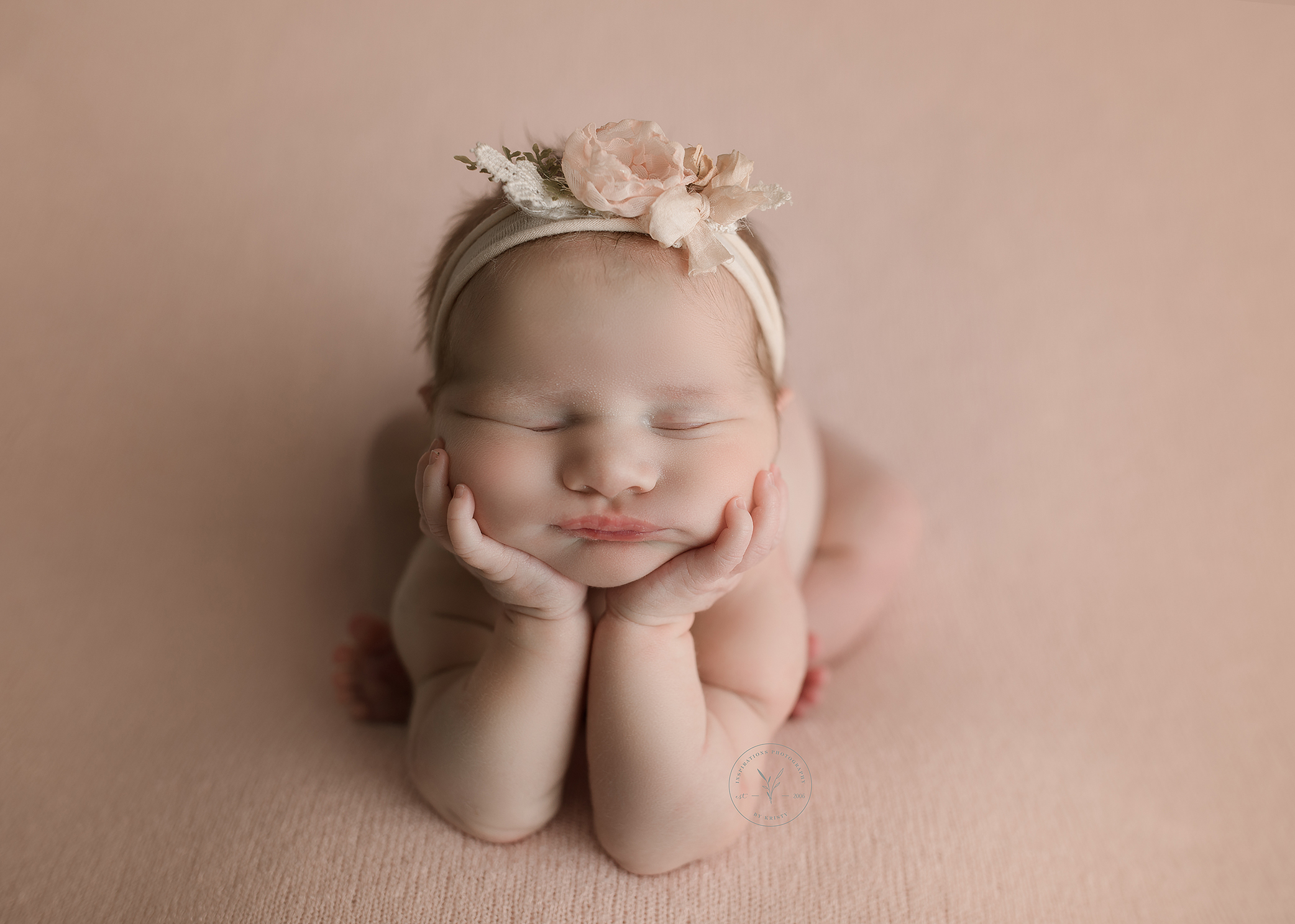 Sweet Peaches and Cream Jacksonville, NC Newborn Photographer